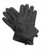 POLO RALPH LAURENポロ・ラルフローレン）の古着「レザーグローブ」｜ブラック