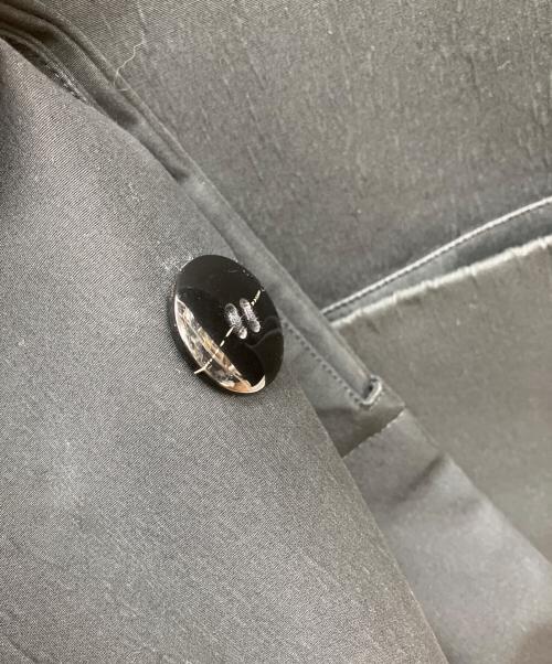 My Beautiful Landlet（マイビューティフルランドレット）My Beautiful Landlet (マイビューティフルランドレット) 比翼コート ブラック サイズ:2の古着・服飾アイテム