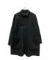 My Beautiful Landlet（マイビューティフルランドレット）の古着「比翼コート」｜ブラック