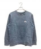 stussyステューシー）の古着「ロゴスウェット」｜ネイビー