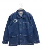 DALL CLOTHINGダルクロージング）の古着「デニムカバーオール」｜インディゴ
