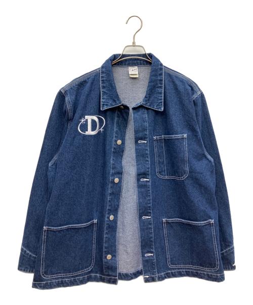DALL CLOTHING（ダルクロージング）DALL CLOTHING (ダルクロージング) デニムカバーオール インディゴ サイズ:Lの古着・服飾アイテム