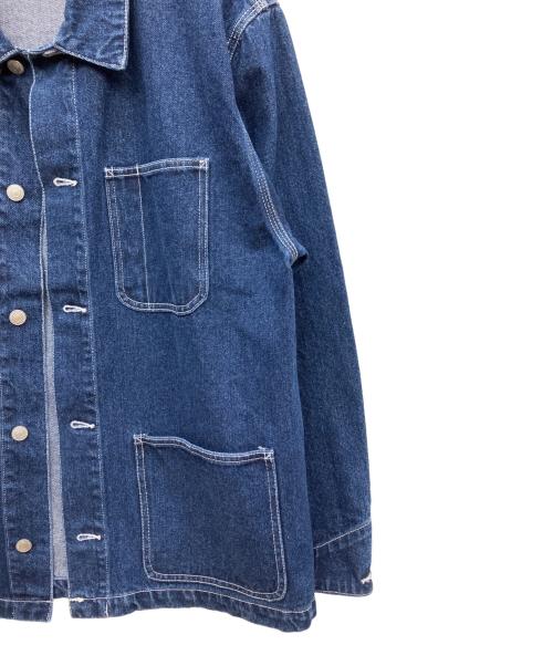 DALL CLOTHING（ダルクロージング）DALL CLOTHING (ダルクロージング) デニムカバーオール インディゴ サイズ:Lの古着・服飾アイテム