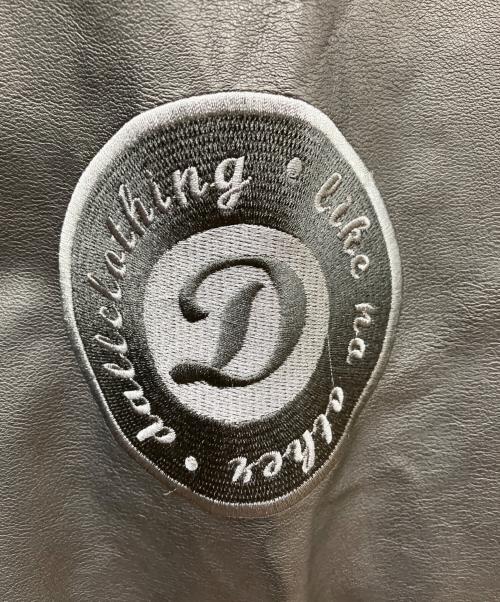 DALL CLOTHING（ダルクロージング）DALL CLOTHING (ダルクロージング) フェイクレザーブルゾン ブラック サイズ:SIZE Fの古着・服飾アイテム