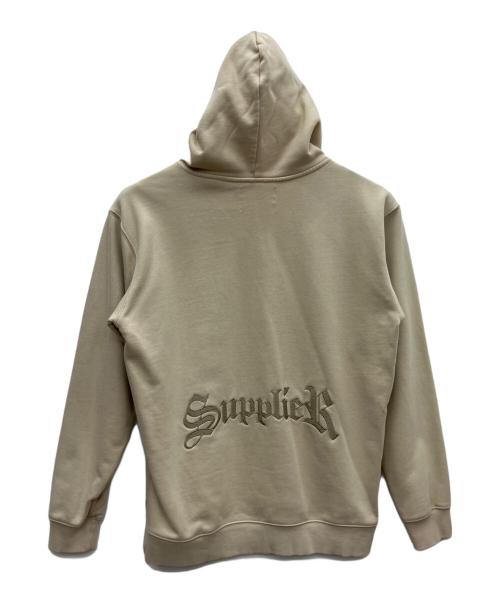 SUPPLIER（サプライヤー）SUPPLIER (サプライヤー) プルオーバーパーカー ベージュ サイズ:Lの古着・服飾アイテム