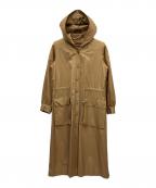 Yves Saint Laurentイヴサンローラン）の古着「フーデッドコート」｜ベージュ