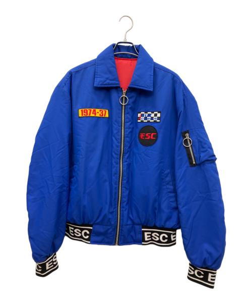 ESC STUDIO（イーエスシーステュディオ）ESC STUDIO (イーエスシーステュディオ) ジップブルゾン ブルー サイズ:FREEの古着・服飾アイテム