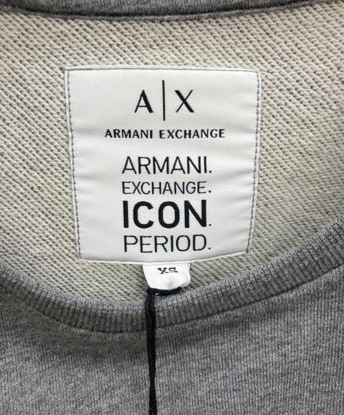 ARMANI EXCHANGE（アルマーニ エクスチェンジ）ARMANI EXCHANGE (アルマーニ エクスチェンジ) スウェット グレー サイズ:XS 未使用品の古着・服飾アイテム