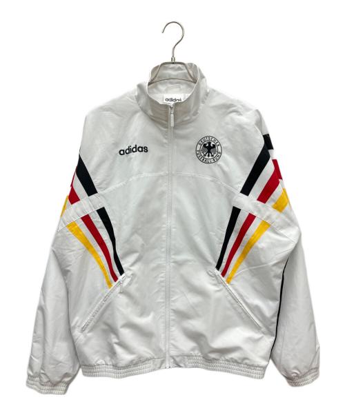 adidas（アディダス）adidas (アディダス) ドイツ代表 1996 ウーブントラックトップ ホワイト サイズ:SIZE XLの古着・服飾アイテム