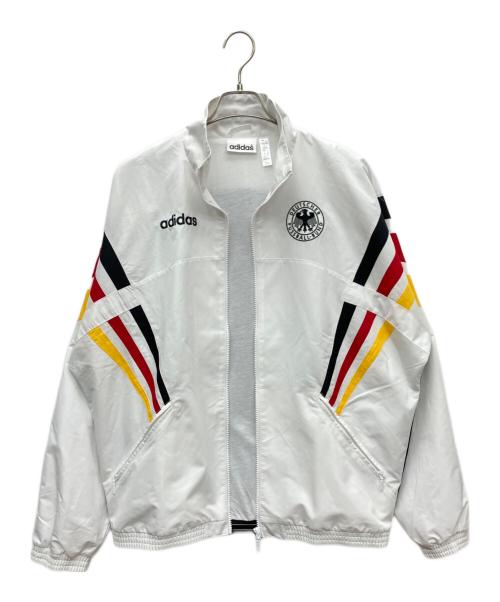 adidas（アディダス）adidas (アディダス) ドイツ代表 1996 ウーブントラックトップ ホワイト サイズ:SIZE XLの古着・服飾アイテム