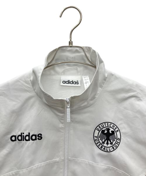 adidas（アディダス）adidas (アディダス) ドイツ代表 1996 ウーブントラックトップ ホワイト サイズ:SIZE XLの古着・服飾アイテム
