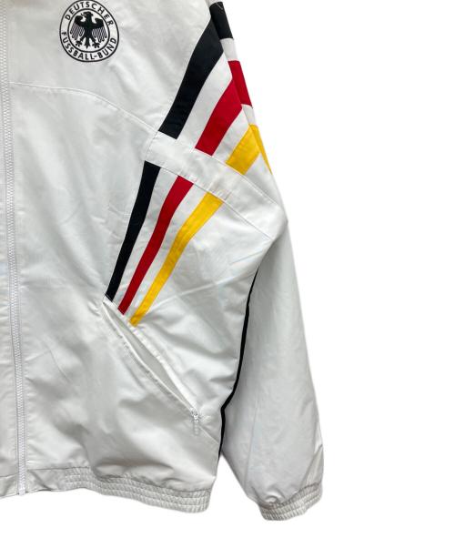 adidas（アディダス）adidas (アディダス) ドイツ代表 1996 ウーブントラックトップ ホワイト サイズ:SIZE XLの古着・服飾アイテム
