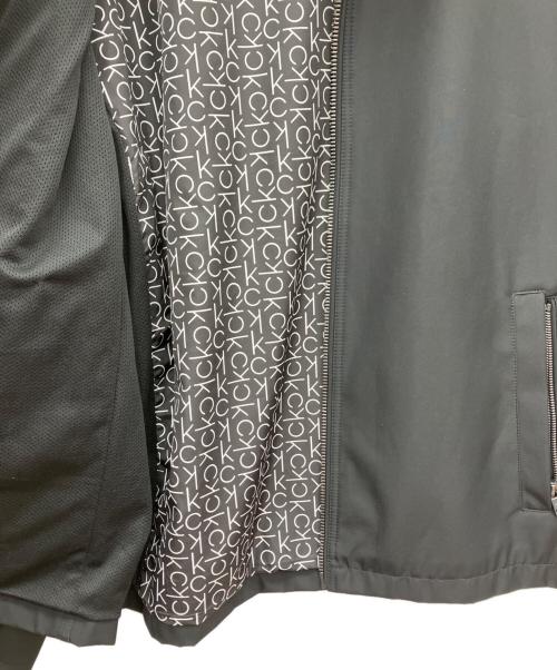 Calvin Klein（カルバンクライン）Calvin Klein (カルバンクライン) ジップブルゾン ブラック サイズ:XLの古着・服飾アイテム