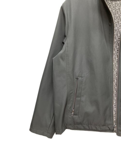 Calvin Klein（カルバンクライン）Calvin Klein (カルバンクライン) ジップブルゾン ブラック サイズ:XLの古着・服飾アイテム