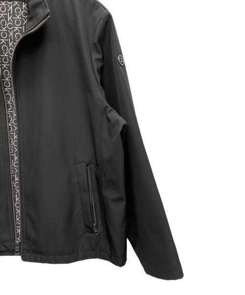 Calvin Klein（カルバンクライン）Calvin Klein (カルバンクライン) ジップブルゾン ブラック サイズ:XLの古着・服飾アイテム