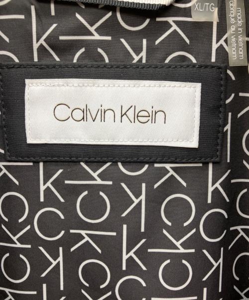 Calvin Klein（カルバンクライン）Calvin Klein (カルバンクライン) ジップブルゾン ブラック サイズ:XLの古着・服飾アイテム