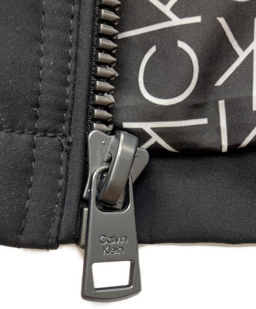 Calvin Klein（カルバンクライン）Calvin Klein (カルバンクライン) ジップブルゾン ブラック サイズ:XLの古着・服飾アイテム