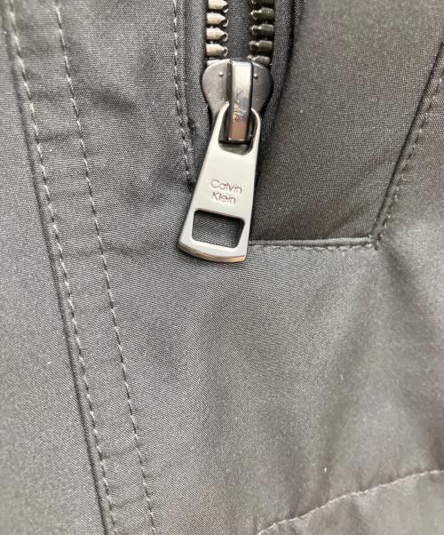 Calvin Klein（カルバンクライン）Calvin Klein (カルバンクライン) ジップブルゾン ブラック サイズ:XLの古着・服飾アイテム