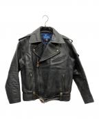 EXCELLENCE KOMINEエクセレンス コミネ）の古着「レザージャケット」｜ブラック