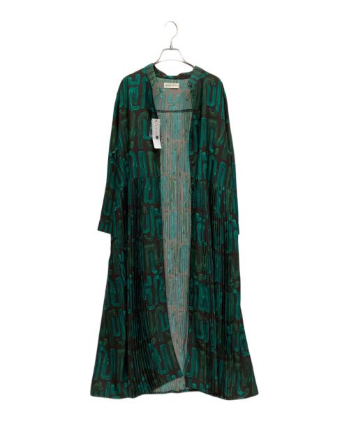 SUM1 STYLE（スミスタイル）SUM1 STYLE (スミスタイル) 長袖ワンピース グリーン×ブラック サイズ:FREE 未使用品の古着・服飾アイテム