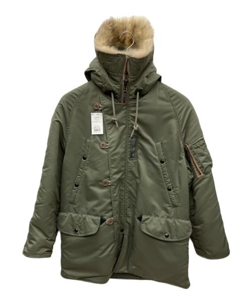 C.C.MASTERS（シーシーマスターズ）C.C.MASTERS (シーシーマスターズ) N-3Bタイプコート カーキ サイズ:Mの古着・服飾アイテム