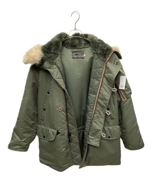 C.C.MASTERS（シーシーマスターズ）C.C.MASTERS (シーシーマスターズ) N-3Bタイプコート カーキ サイズ:Mの古着・服飾アイテム