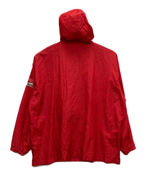marlboro（マルボロ）marlboro (マルボロ) ハーフジップナイロンジャケット レッド サイズ:Lの古着・服飾アイテム