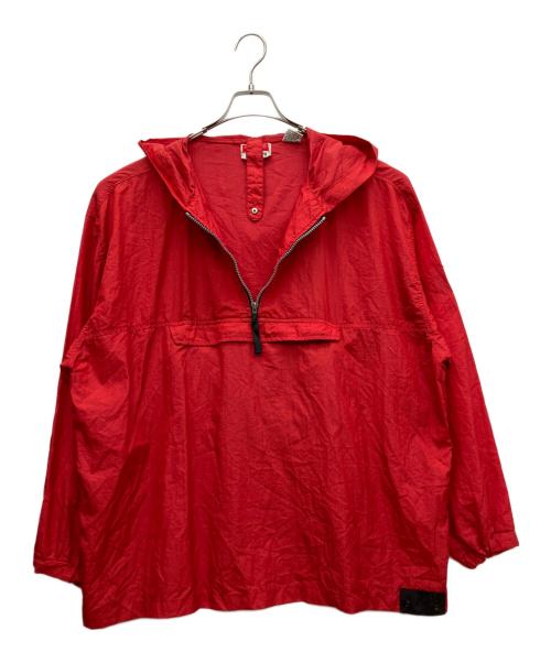 marlboro（マルボロ）marlboro (マルボロ) ハーフジップナイロンジャケット レッド サイズ:Lの古着・服飾アイテム
