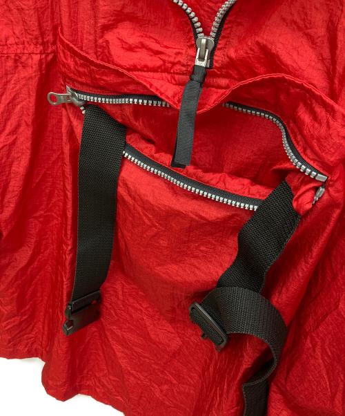 marlboro（マルボロ）marlboro (マルボロ) ハーフジップナイロンジャケット レッド サイズ:Lの古着・服飾アイテム