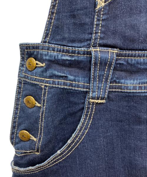 BURBERRY BLUE LABEL（バーバリー ブルー レーベル）BURBERRY BLUE LABEL (バーバリーロンドンブルーレーベル) デニムジャンパースカート インディゴ サイズ:SIZE 38の古着・服飾アイテム