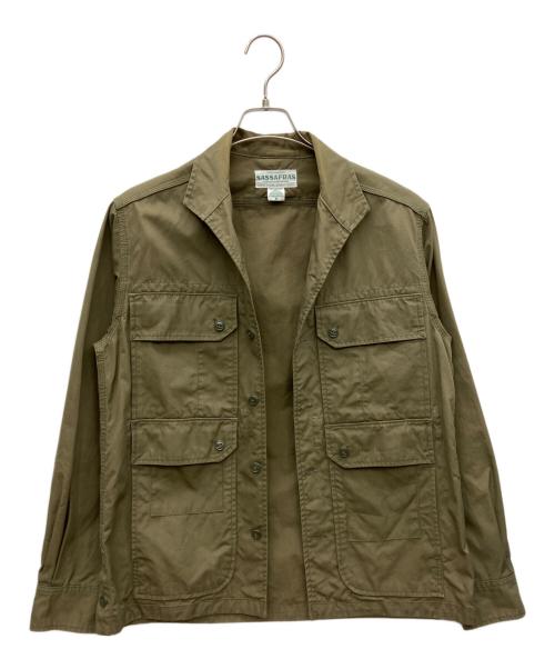 SASSAFRAS（ササフラス）SASSAFRAS (ササフラス) ミリタリージャケット グリーン サイズ:Sの古着・服飾アイテム