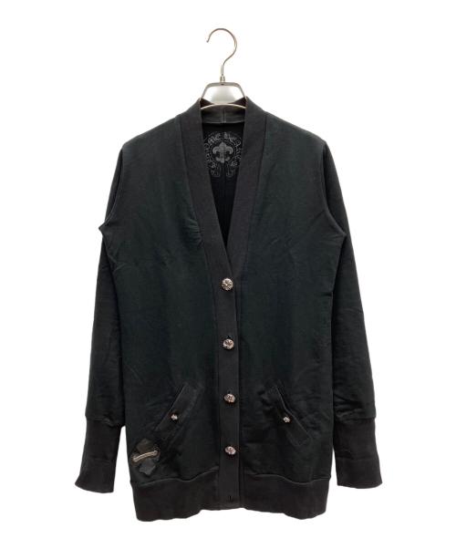 CHROME HEARTS（クロムハーツ）CHROME HEARTS (クロムハーツ) 薄手カーディガン ブラック サイズ:SIZE Sの古着・服飾アイテム