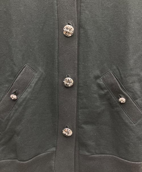 CHROME HEARTS（クロムハーツ）CHROME HEARTS (クロムハーツ) 薄手カーディガン ブラック サイズ:SIZE Sの古着・服飾アイテム