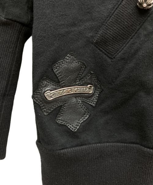 CHROME HEARTS（クロムハーツ）CHROME HEARTS (クロムハーツ) 薄手カーディガン ブラック サイズ:SIZE Sの古着・服飾アイテム