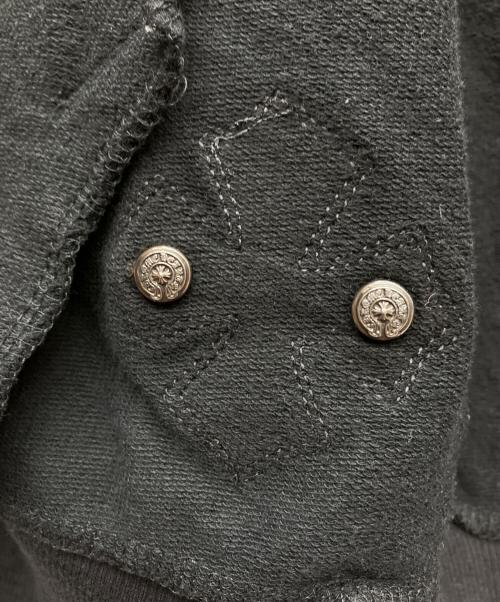 CHROME HEARTS（クロムハーツ）CHROME HEARTS (クロムハーツ) 薄手カーディガン ブラック サイズ:SIZE Sの古着・服飾アイテム