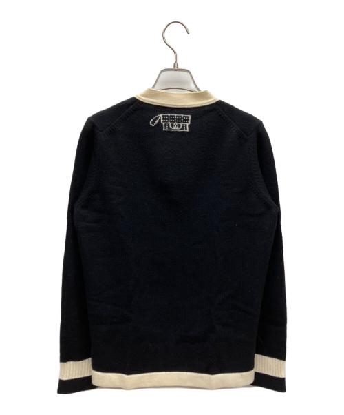 CHANEL（シャネル）CHANEL (シャネル) 薄手カーディガン ブラック サイズ:SIZE 38の古着・服飾アイテム