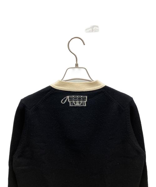 CHANEL（シャネル）CHANEL (シャネル) 薄手カーディガン ブラック サイズ:SIZE 38の古着・服飾アイテム