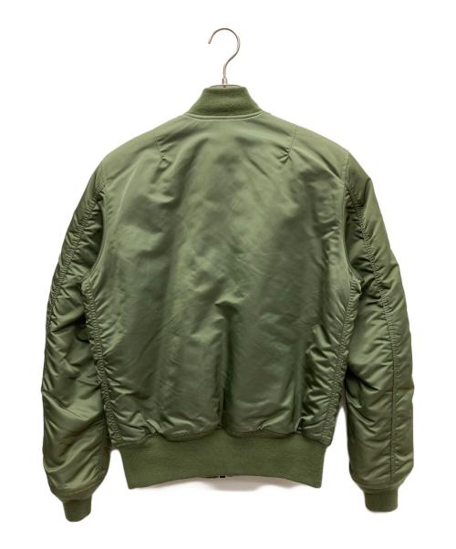 ALPHA（アルファ）ALPHA (アルファ) MA-1ジャケット グリーン サイズ:Mの古着・服飾アイテム