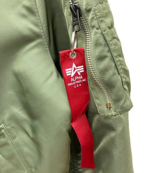 ALPHA（アルファ）ALPHA (アルファ) MA-1ジャケット グリーン サイズ:Mの古着・服飾アイテム