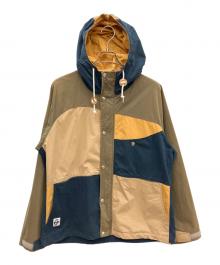 CHUMS（チャムス）の古着「マウンテンパーカー」｜カーキ×ベージュ×ネイビー