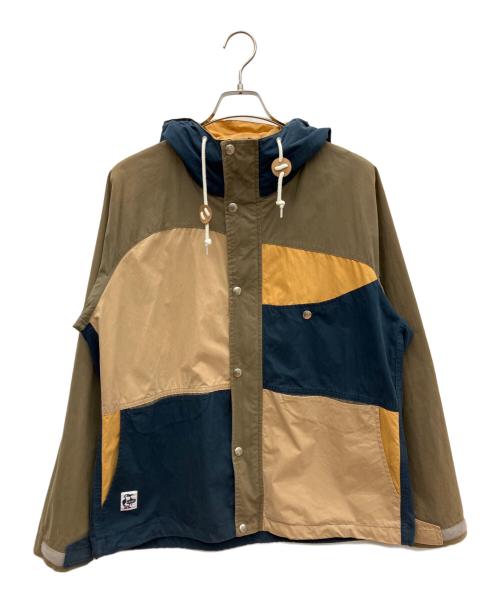 CHUMS（チャムス）CHUMS (チャムス) マウンテンパーカー カーキ×ベージュ×ネイビー サイズ:Ｌの古着・服飾アイテム
