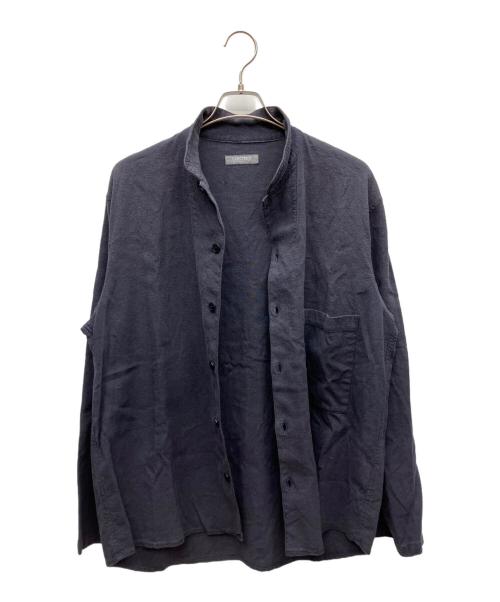 confect（コンフェクト）CONFECT (コンフェクト) リネンシャツ ネイビー サイズ:SIZE 4の古着・服飾アイテム