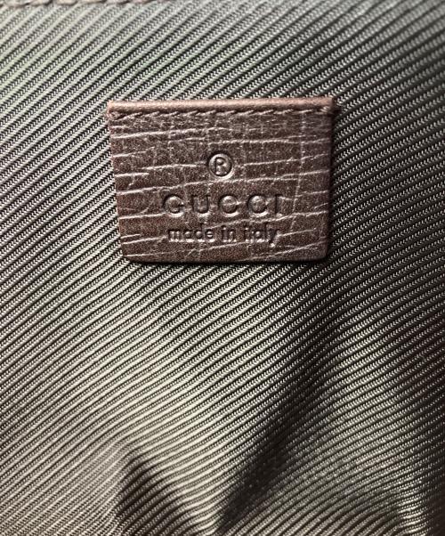 GUCCI（グッチ）GUCCI (グッチ) GGキャンバス シェリーライン ハンドバッグ ブラウンの古着・服飾アイテム