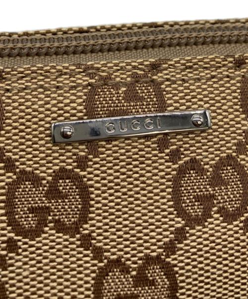 GUCCI（グッチ）GUCCI (グッチ) GGキャンバス シェリーライン ハンドバッグ ブラウンの古着・服飾アイテム