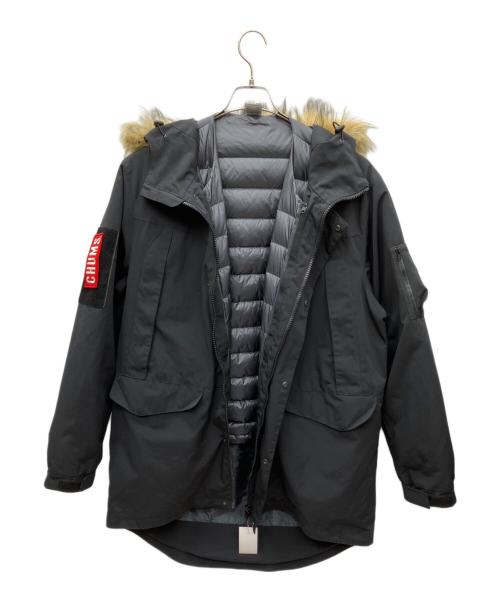 CHUMS（チャムス）CHUMS (チャムス) 3in1ダウンコート ブラック サイズ:XLの古着・服飾アイテム