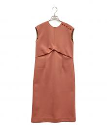 EASY&CHIC FLICKA（イージーアンドシックフリッカ）の古着「ノースリーブワンピース」｜ピンク