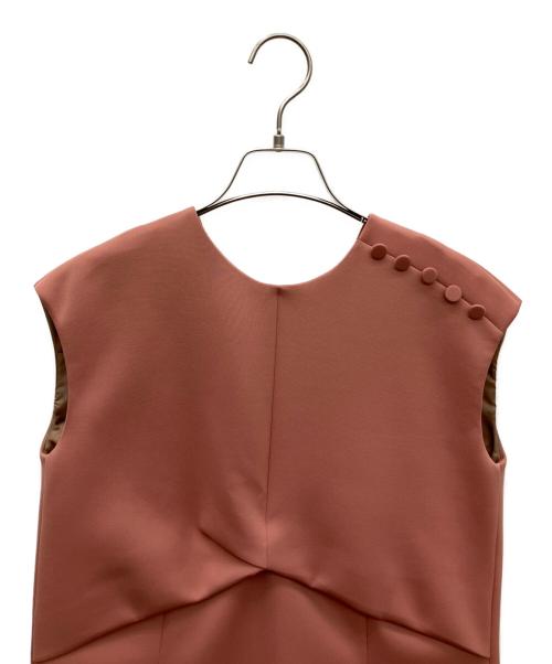 EASY&CHIC FLICKA（イージーアンドシックフリッカ）EASY&CHIC FLICKA (イージーアンドシックフリッカ) ノースリーブワンピース ピンク サイズ:SIZE 1 未使用品の古着・服飾アイテム