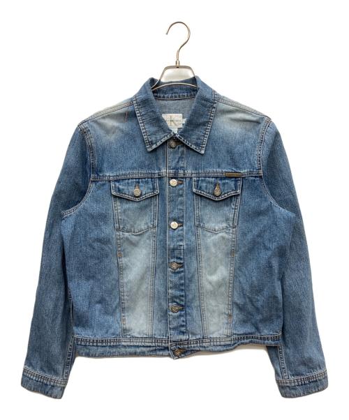 Calvin Klein Jeans（カルバンクラインジーンズ）Calvin Klein Jeans (カルバンクラインジーンズ) デニムジャケット インディゴ サイズ:XLの古着・服飾アイテム