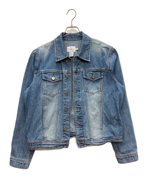 Calvin Klein Jeans（カルバンクラインジーンズ）Calvin Klein Jeans (カルバンクラインジーンズ) デニムジャケット インディゴ サイズ:XLの古着・服飾アイテム