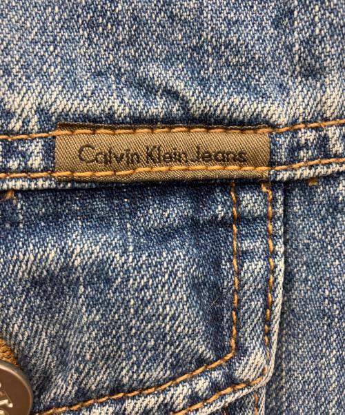 Calvin Klein Jeans（カルバンクラインジーンズ）Calvin Klein Jeans (カルバンクラインジーンズ) デニムジャケット インディゴ サイズ:XLの古着・服飾アイテム